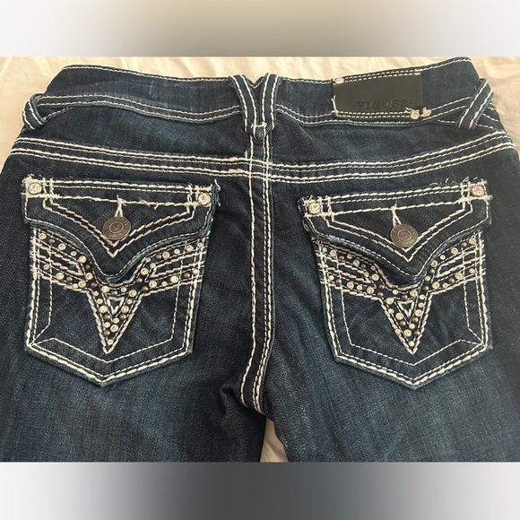 2000s Y2K boot cut graphic jeans - Picture 3 of 7